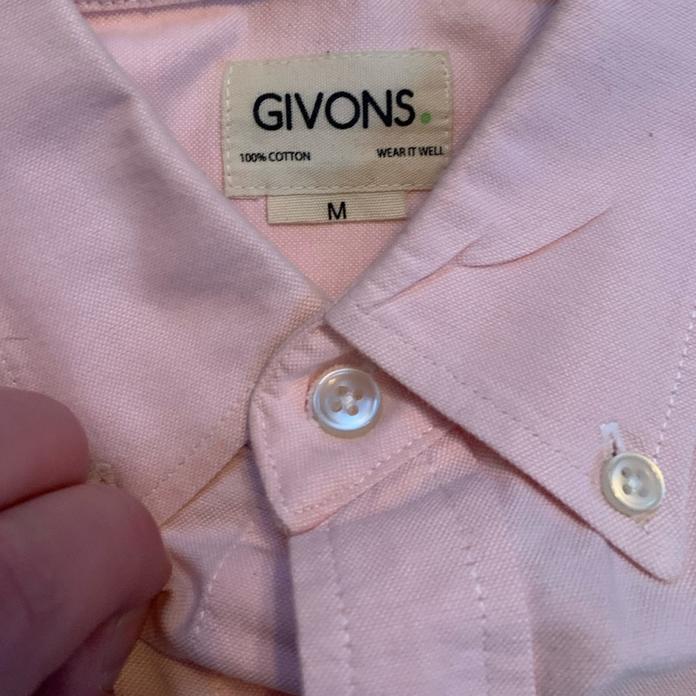 Pink Oxford Shirt from Givons - Medium